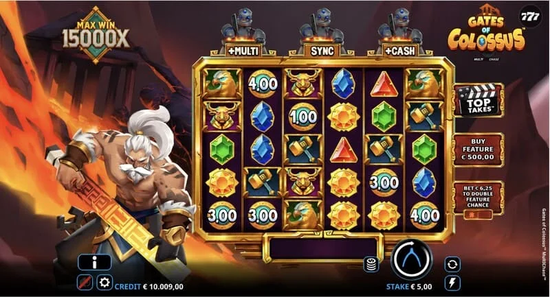 Gates of Colossus MultiChase - Skrini Kuu yenye reli 6x5